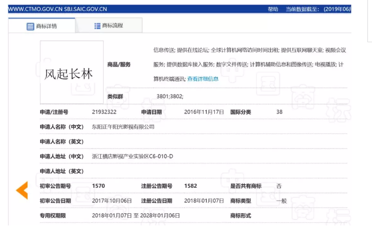 影視作品商標注冊？看看正午陽光是怎么做的？