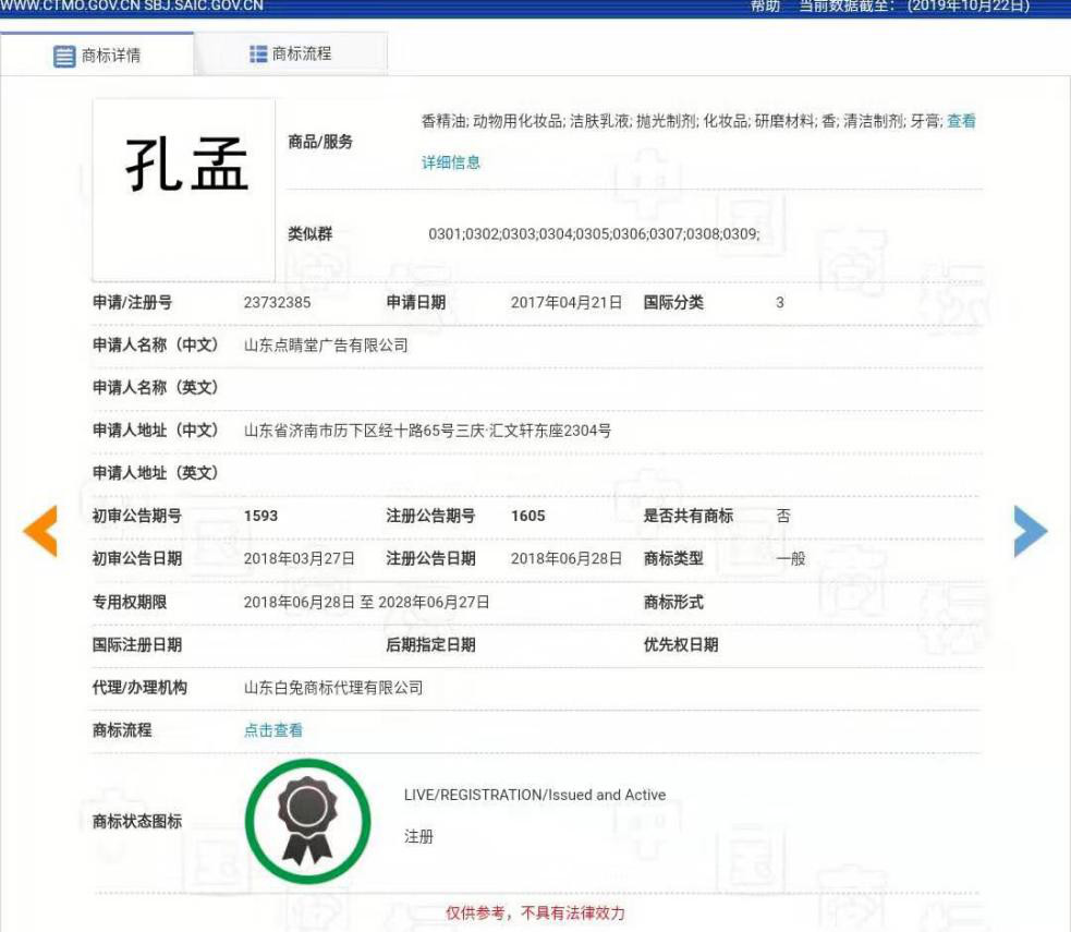 “孔孟”因不良影響被駁回，但這些商標(biāo)卻成功注冊了