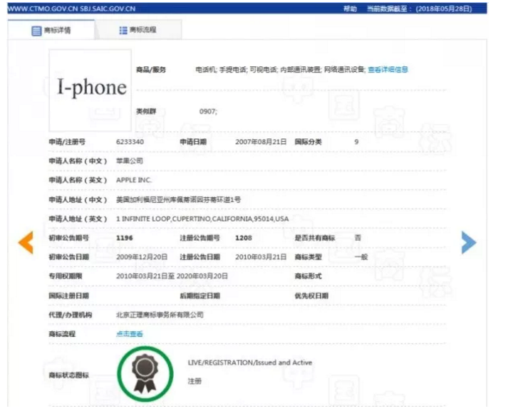 蘋果公司又買了一枚商標(biāo)，這次出了多少錢？