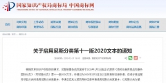 2020.1.1起！“尼斯分類第十一版2020文本”正式啟用